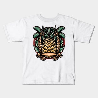 pineapple summer Kids T-Shirt